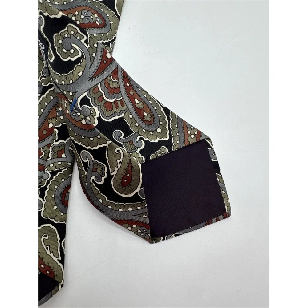 Kuppenheimer Woven‎ Paisley Silk Neck Tie Made In USA 57 x 3.75